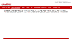 Desktop Screenshot of cimaservice.it